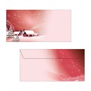 Weihnachts-Umschlag Silent Night - DIN lang (110x220 mm), 50 Umschläge, 1 St.