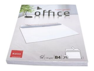 Versandtasche Office - B4, hochweiß, hk, m.ID, oF, 80 g/qm, 25 Stück, 1 St.