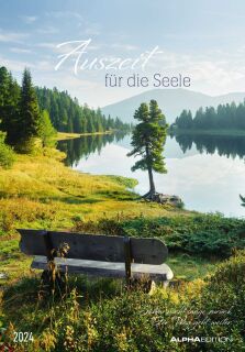 Bildkalender Auszeit für die Seele - 23,7 x 34 cm, 1 St.