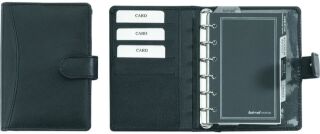 Zeitplaner - A7, Nappa Leder, schwarz, 1 St.