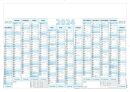 Wandkalender 915 - 14 Monate / 1 Seite, 100 x 70 cm, 1 St.