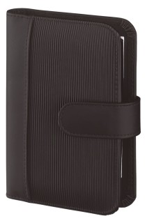 Terminplaner Pocket - A7, Softfolie, Rillendesign, schwarz, 1 St.