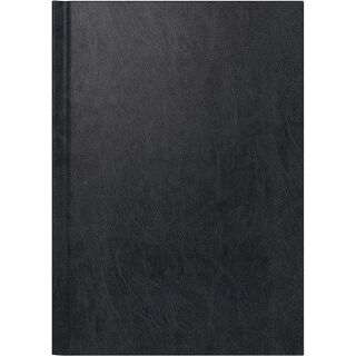 Buchkalender - 1 Tag / 1 Seite, 15 x 21 cm, schwarz, 1 St.