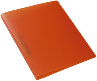 Schulordner - A4, 2-D-Ring Ø25 mm, transluzent orange, 1 St.