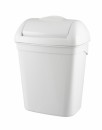 Hygiene-Abfallbehälter Kunststoff weiß