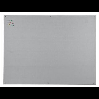 Bi-Office Rahmenlose Feuerhemmende Pinnwandtafel, 120 x 90 cm