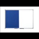 Bi-Office Maya Kombitafel Blau Filz/Magnetisch, 120x120cm