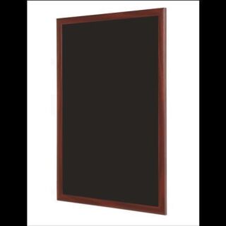 Klassische Wandkreidetafel, Holzrahmen in Kirschoptik 32 mm, 35 x 25 cm