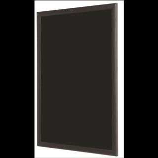Klassische Wandkreidetafel mit 32 mm starkem schwarzem Holzrahmen, 35 x 25 cm