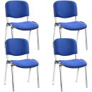 4 Nowy Styl Besucherstühle Iso ISO CR 1.3 C06 blau...