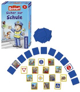 Scout Sicher zur Schule -Lustiges Memospiel, 1 St.