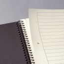 Collegeblock Conceptum - ca. A4, liniert, 80 Blatt, schwarz, 1 St.