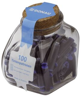 Tintenpatronen - königsblau, 100 Stück im Glas, 1 St.