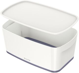 5229 Aufbewahrungsbox MyBox WOW Klein - A5, mit Deckel, ABS, weiß/grau, 1 St.