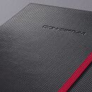 Notizbuch Conceptum Red Edition - ca. A5, kariert, schwarz, 1 St.