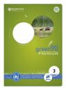 Heft - LIN3, A5, 16 Blatt, 90 g/qm, 14 Doppellinien, 2 St.