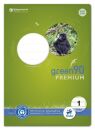 Heft LIN1 - A4, 16 Blatt, 90 g/qm, 5/5/5 mm liniert, 2 St.