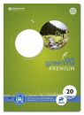 Heft LIN20 - A4, 16 Blatt, 90 g/qm, blanko, 2 St.