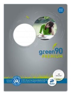 Hausaufgabenheft - A5, 48 Blatt, 90 g/qm, 48 Wochen, 2 St.