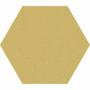 POV® 6-Eck Design Pinnwand, Ø 60 cm gelb