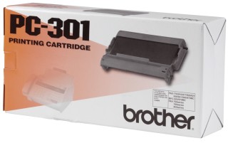 Original Brother Thermo-Transfer-Rolle +Kassette (PC-301), 1 St.