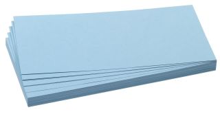 Moderationskarte - Rechteck, 205 x 95 mm, hellblau, 500 St&uuml;ck, 1 St.