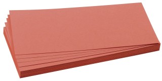 Moderationskarte - Rechteck, 205 x 95 mm, rot, 500 St&uuml;ck, 1 St.