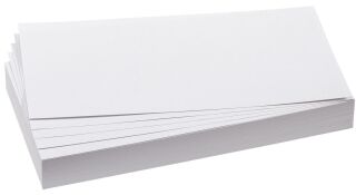 Moderationskarte - Rechteck, 205 x 95 mm, weiß, 500 Stück, 1 St.