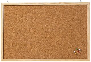 Korktafel - 60 x 40 cm, braun, 1 St.