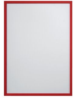 X-tra!Line® Dokumentenhülle Frame It - A4, Hartfolie, matt, rot, 5 Stück, 1VPE
