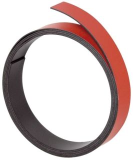 Magnetband - 100 cm x 15 mm, rot, 1 St.