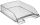 5226 Briefkorb Transparent Plus, A4, Polystyrol, grau, 1 St.