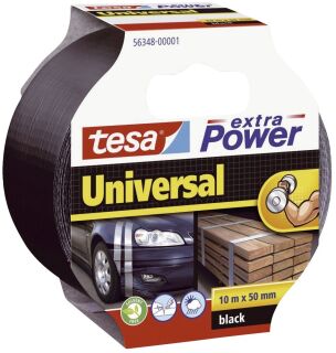 Gewebeklebeband extra Power® Universal, 10 m x 50 mm, silber, 1 St.