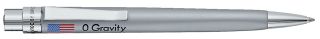 Kugelschreiber Spacetec O-Gravity silber, 1 St.