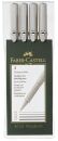 Tintenschreiber ECCO PIGMENT - 4er Set (0,1/0,3/0,5/0,7...