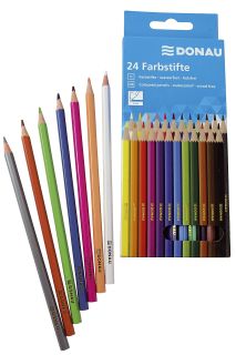 Farbstifte - 5 mm, 24 Farben, Kartonetui , 1 St.