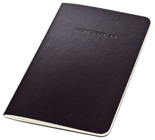 Notizheft Conceptum - ca. A6, kariert, 32 Blatt, schwarz, 1 St.