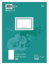 Collegeblock - A4, 80 Blatt, 70 g/qm, blanko, 1 St.