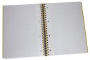 Collegeblock PP Cover - A4, kariert, blau, 1 St.