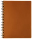 Collegeblock PP Cover - A4, kariert, orange, 1 St.