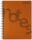 Collegeblock PP Cover - A4, kariert, orange, 1 St.