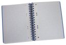 Collegeblock PP Cover - A5, kariert, orange, 1 St.