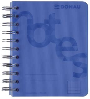 Collegeblock PP Cover - A6, kariert, blau, 1 St.