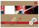 Notenheft - A5 quer, 8 Blatt, 80 g/qm, 6 Notensysteme, 1 St.