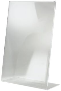 Tischaufsteller, schräg, glasklar, für A3, 1 St.