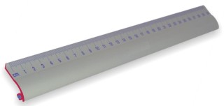 Lineal 30cm - Alu Standard  mit Rutschbremse, 1 St.