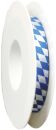 Zier Acetatband - 15 mm x 25 m, Raute, weiß/blau, 1...