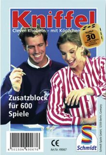 Kniffelblock, 1 St.