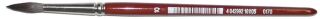 Haarpinsel Aquarell Größe 14 rot, 12 St.