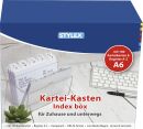 Karteikasten Plastik -A6, transparent, 1 St.